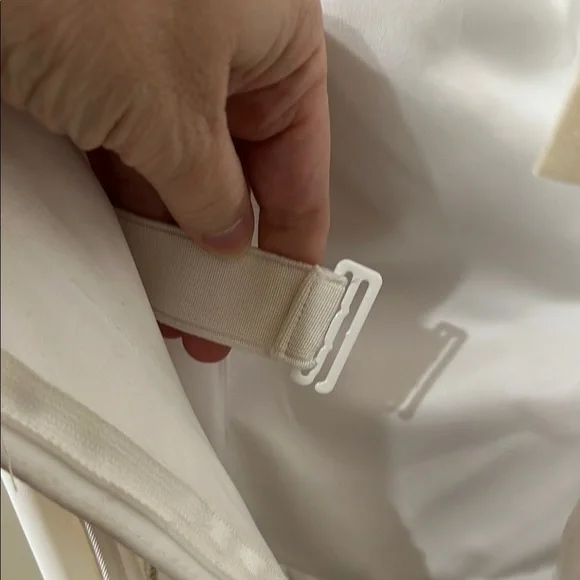 Elegant Strapless White Wedding Gown- worn once - Picture 9 of 10